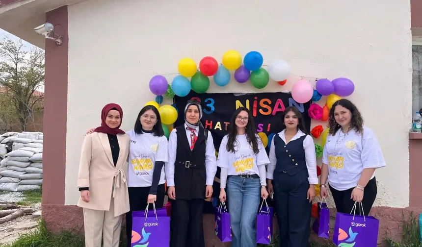 Kütahya’da köy okullarında 23 Nisan coşkusu