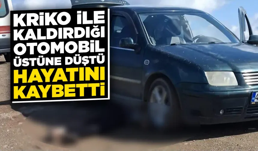 Kütahya’da kriko ile tamir için kaldırdığı otomobilin altında kalarak öldü