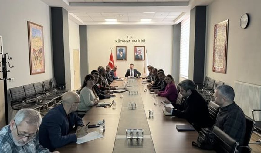 Kütahya’da kuraklık riski için İl Kriz Merkezi toplandı