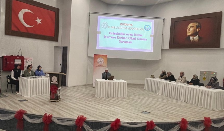 Kütahya’da Kur’an-ı Kerim okuma yarışması tamamlandı