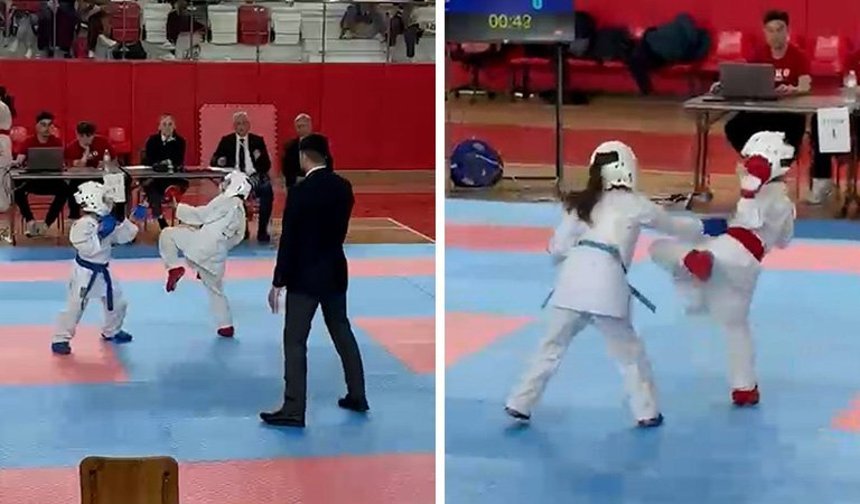 Kütahya’da sporcular karate yeteneklerini sergiledi