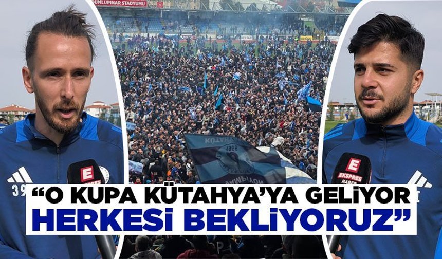 Kütahyaspor futbolcuları, kutlamalara davet etti