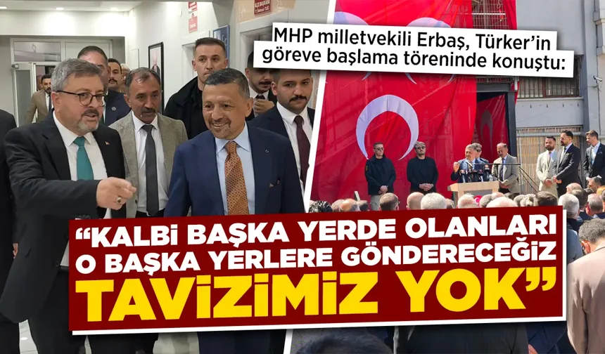 MHP’nin yeni Kütahya İl Başkanı Mehmet Ali Türker göreve başladı