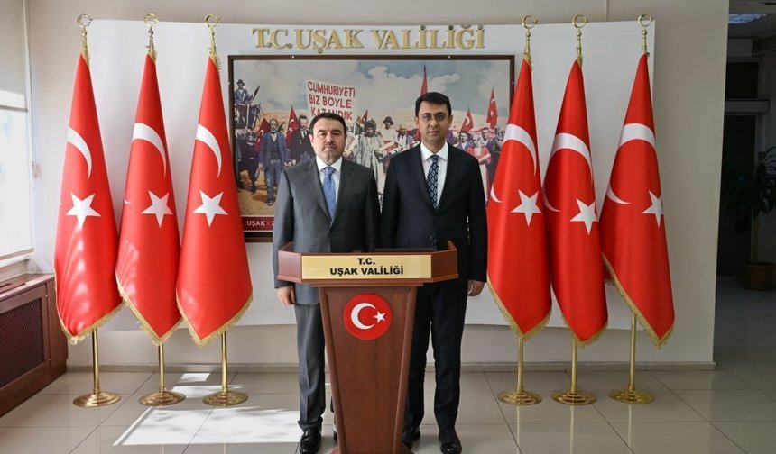 Kütahya ve Afyonkarahisar valilerinden Uşak Valisine anlamlı ziyaret