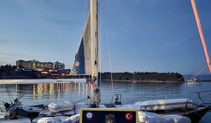 Aydın Didim’de teknede uyuşturucu operasyonu