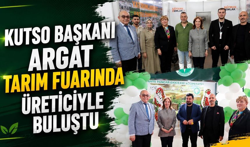KUTSO heyetinden, Kütahya Tarım Fuarı’na ziyaret