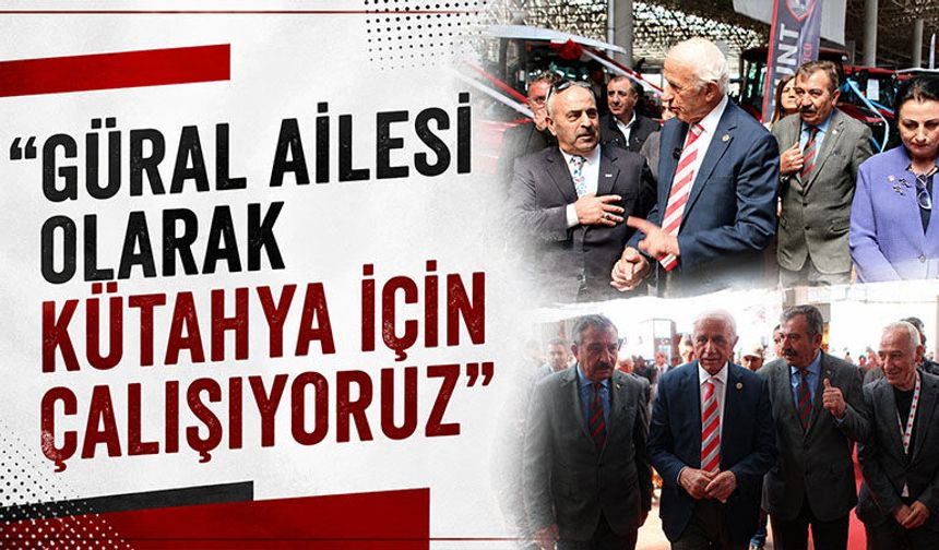 İş insanı Nafi Güral, Kütahya Tarım Fuarı’nı ziyaret etti