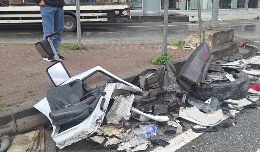 Bursa’da tankere çarpan tırın sürücüsü hayatını kaybetti