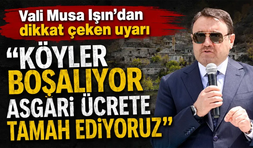 Kütahya Valisi Işın’dan, dikkat çeken “çiftçilik” uyarısı