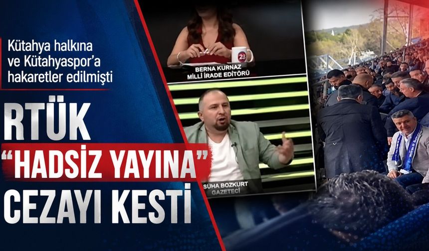 Kütahya ve Kütahyaspor’a hakarete ceza geldi