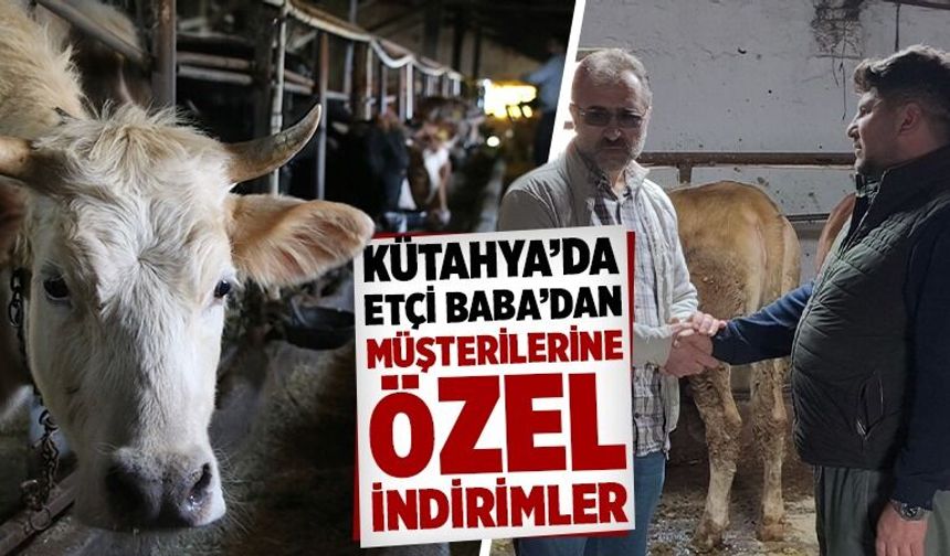 Kütahya’da Etçi Baba, kurbanlık satışlarında hız kesmiyor