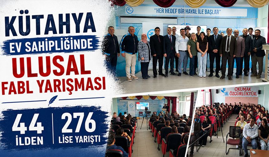 Kütahya’da lise öğrencileri “Fabl”da yazarlık hünerlerini sergiledi