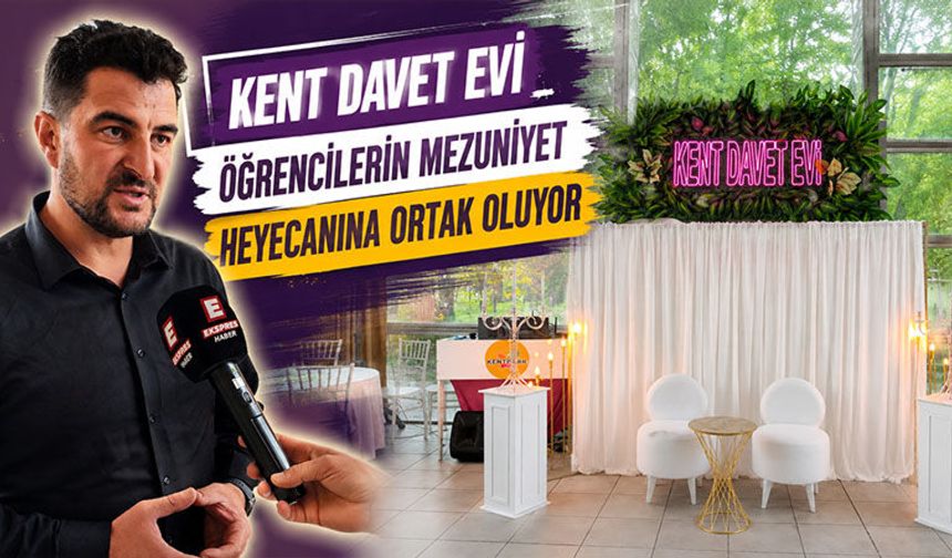 Kütahya’da mezuniyet heyecanı Kent Davet Evi’nde yaşanıyor