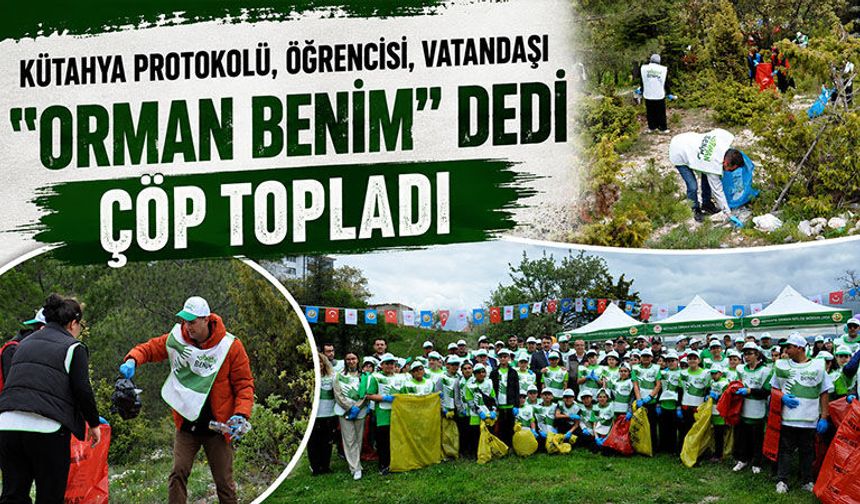 Kütahya’da “Orman benim” etkinliğinde buluştular