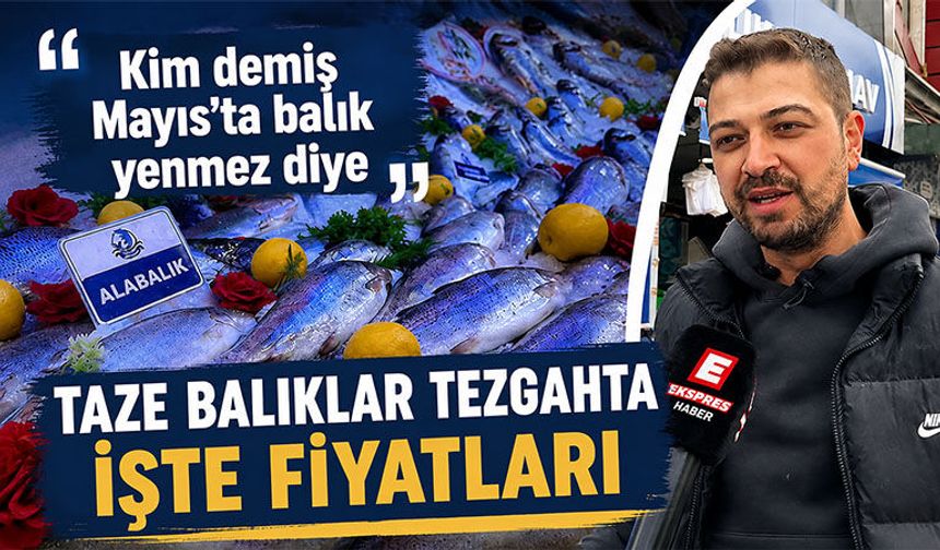 Kütahya’da taze balıklar tezgahları renklendiriyor