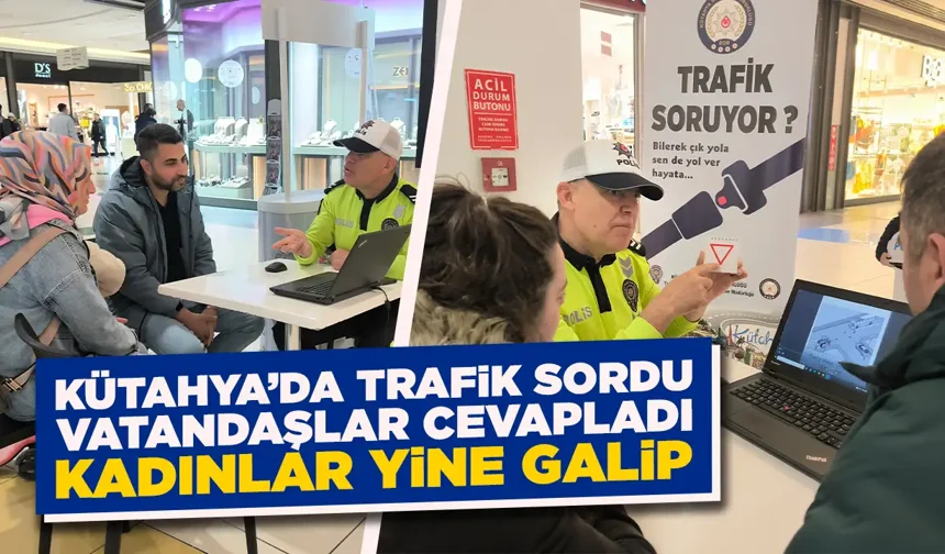 Kütahya’da vatandaşlara yönelik trafik eğitimi sürüyor