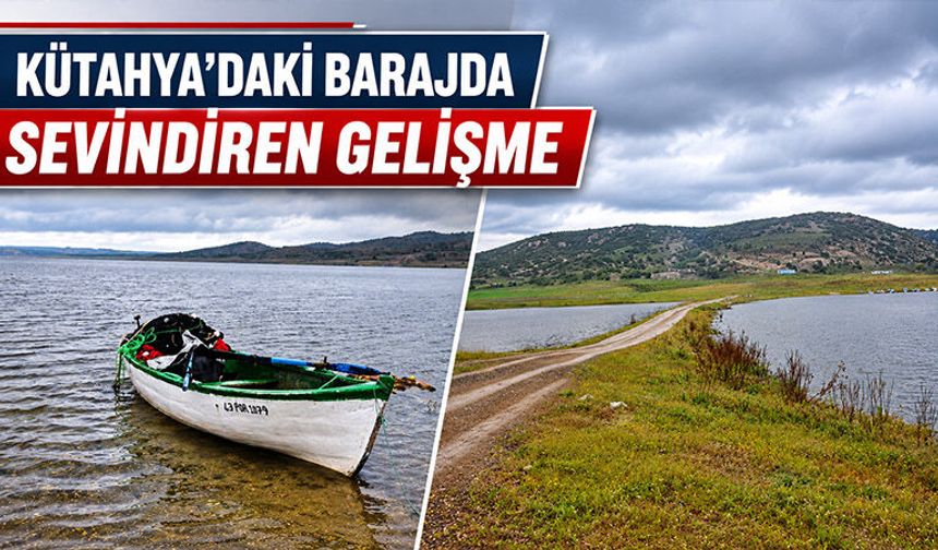 Kütahya’daki Porsuk Barajı’nda su seviyesi arttı