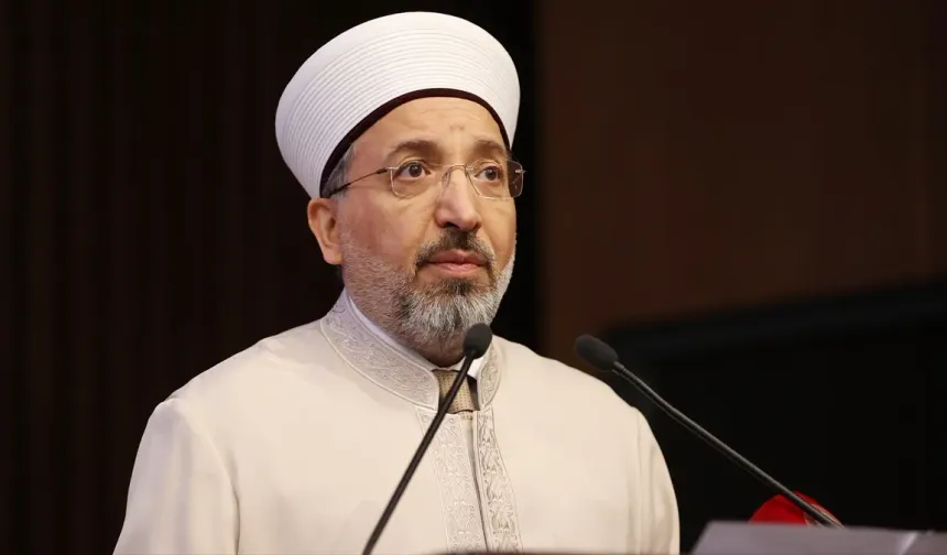 Diyanet İşleri Başkanı'ndan muharrem ayı mesajı
