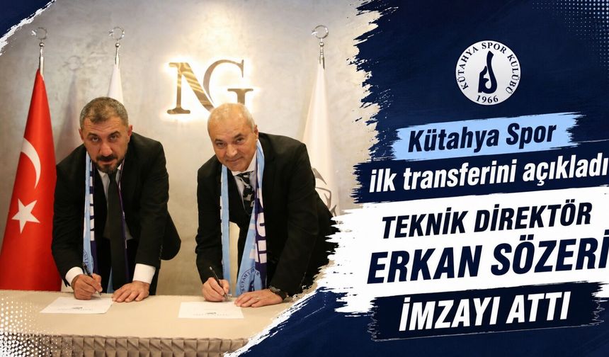 Kütahya Spor’da Teknik Direktör Sözeri imzayı attı