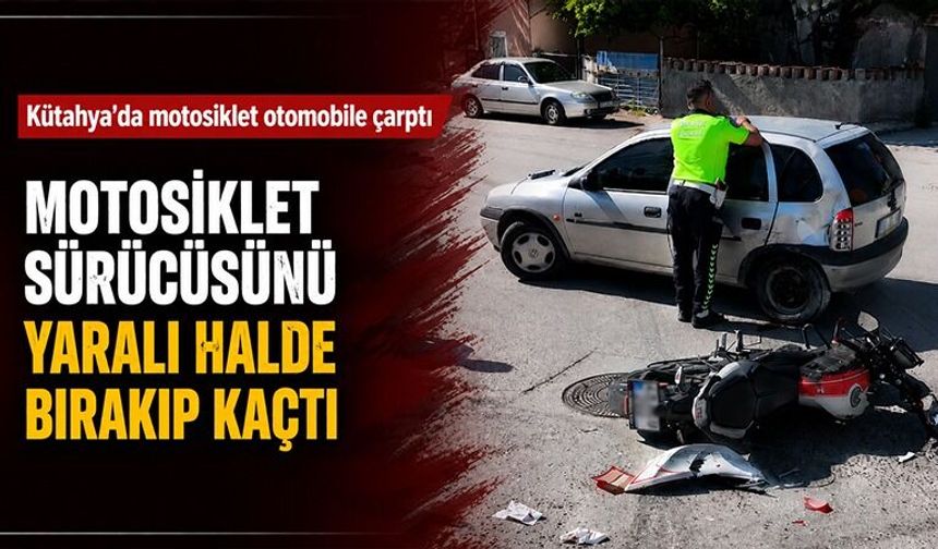 Kütahya'da bir kaza yeri terk etme vakası daha yaşandı