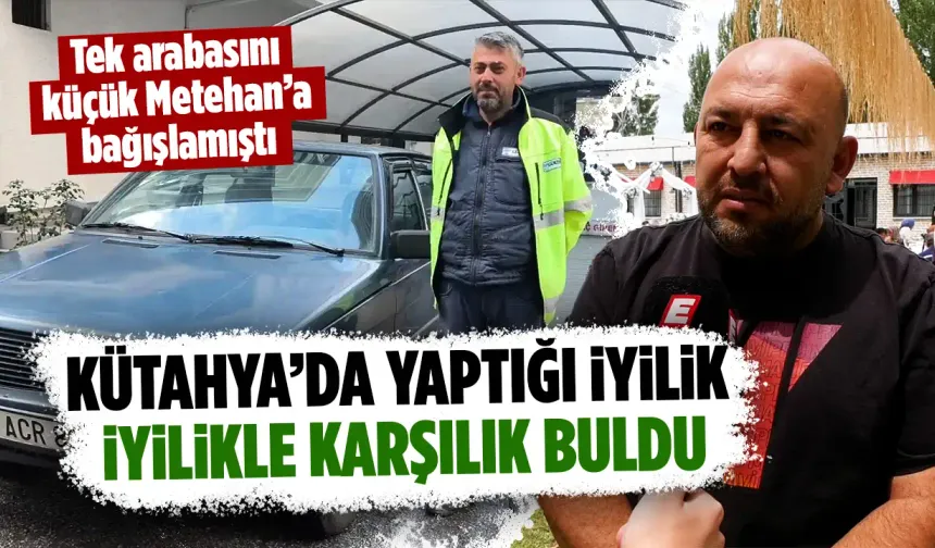Kütahya’da “İyilik bulaşıcıdır” sözü gerçeğe dönüştü
