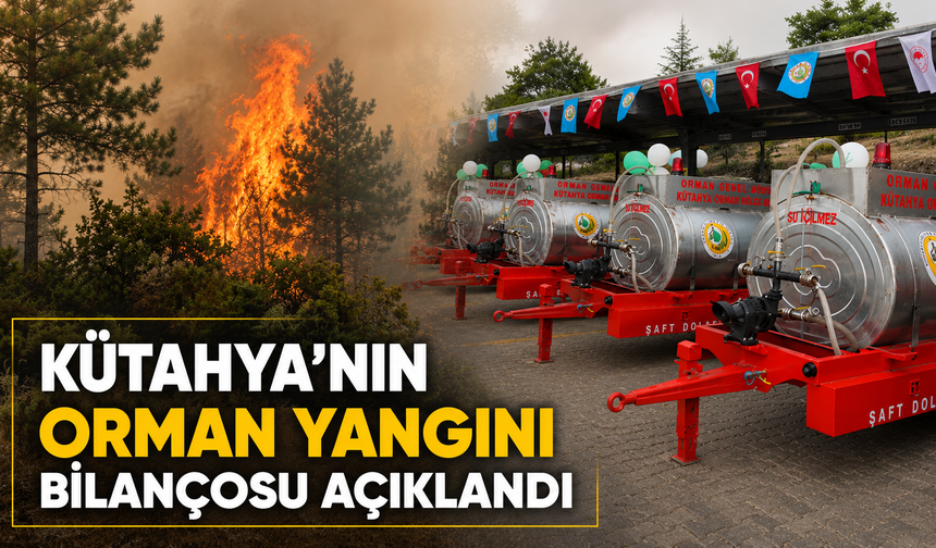 Kütahya’da orman köylerine su tankeri desteği