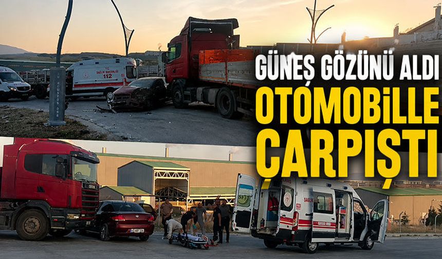 Kütahya’da tır ile otomobil çarpıştı, sürücüler yaralandı