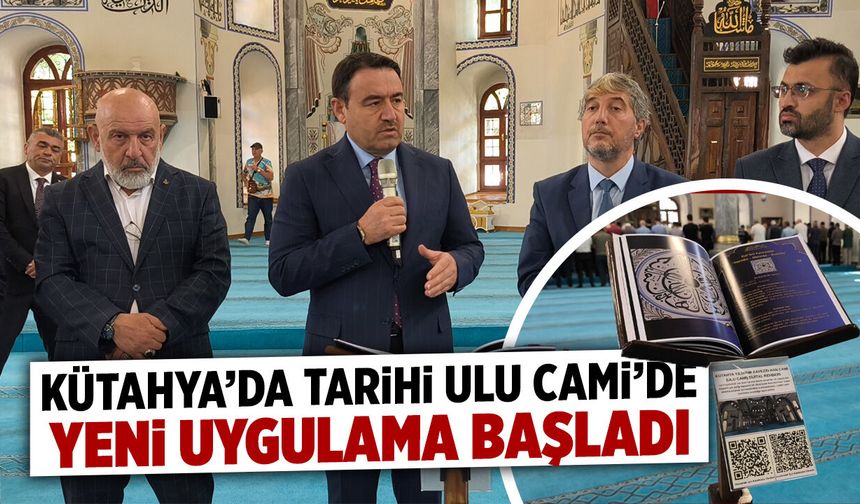 Kütahya’da karekod destekli rehber sistemi tanıtıldı