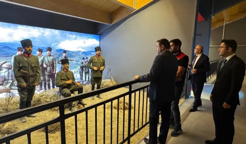 Kütahya Dumlupınar’da şehitlik ve müze incelendi