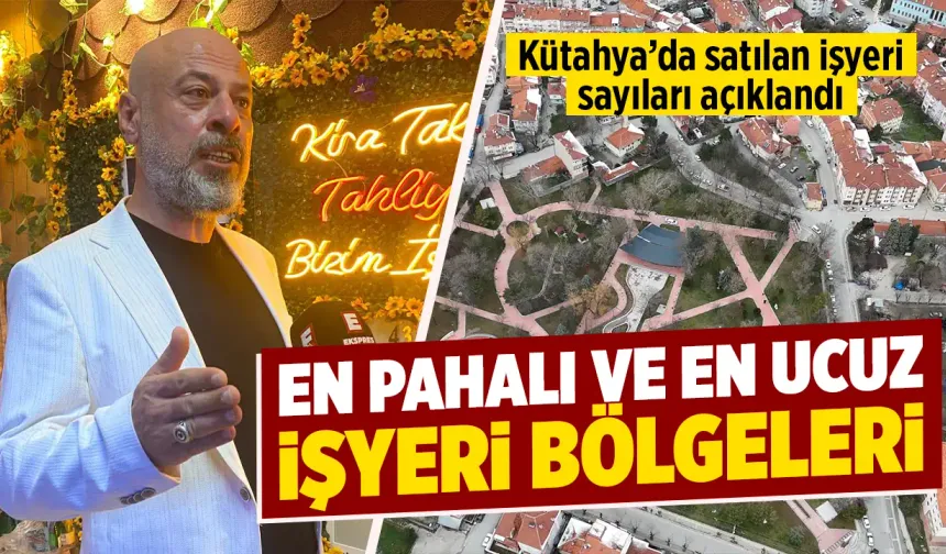 Kütahya’da iş yeri satış rakamları belli oldu