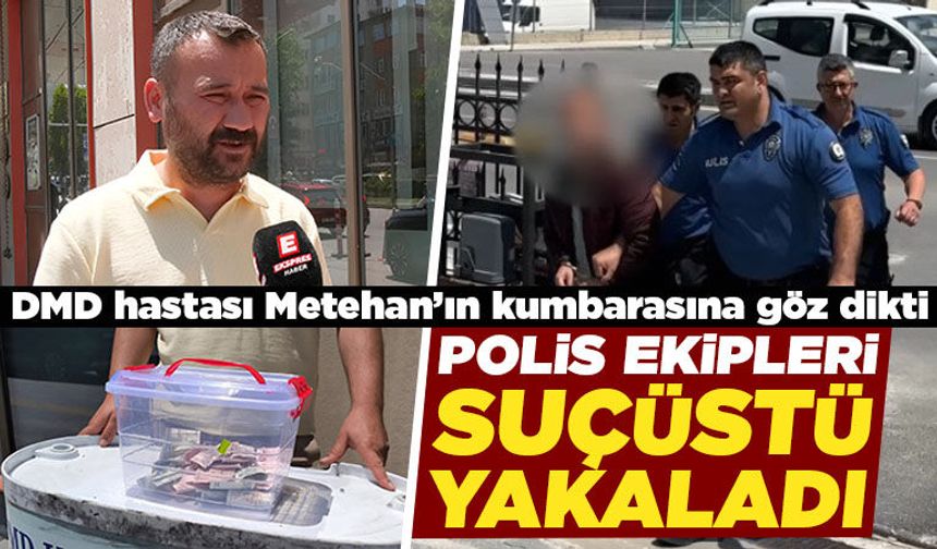 Kütahya’da vicdansız hırsızı polis suçüstü yakaladı
