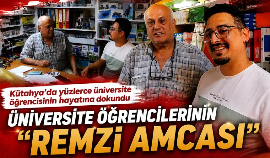 O, Kütahya’da üniversite öğrencilerinin “Remzi amcası”