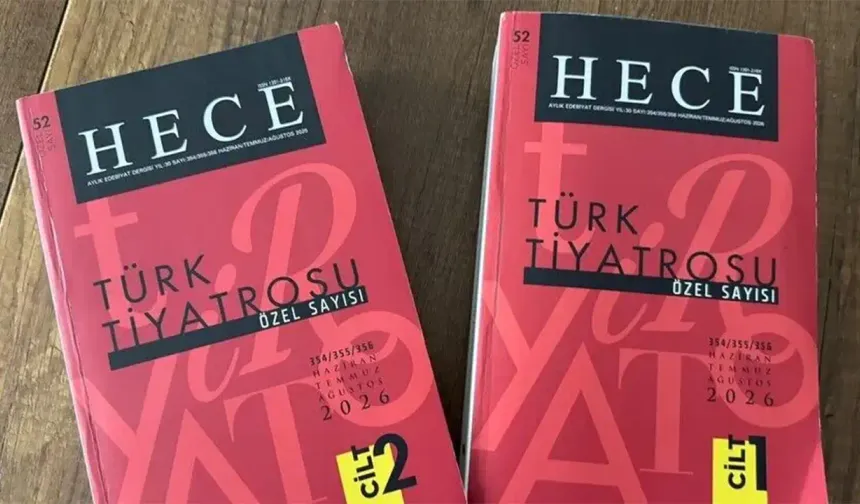 Türk tiyatrosunun geçmişi ve bugünü "Hece" özel sayısında mercek altına alınıyor