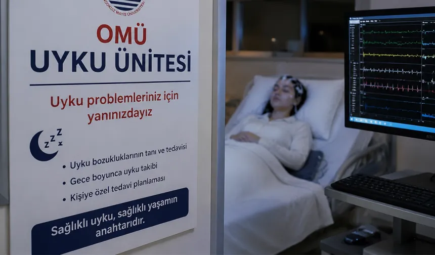 Uyku problemi yaşayanlara "OMÜ Uyku Ünitesi” çözümü