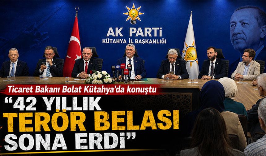Bakan Bolat, Kütahya’da AK Parti’de konuştu