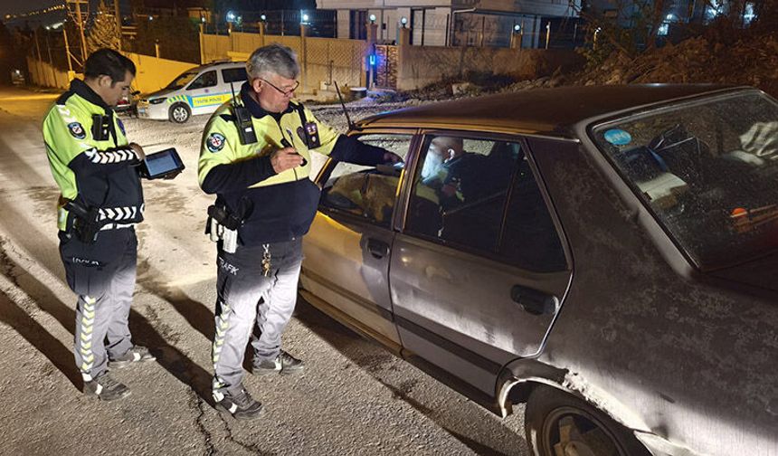 Kütahya’da alkollü sürücülere yönelik denetimler devam ediyor
