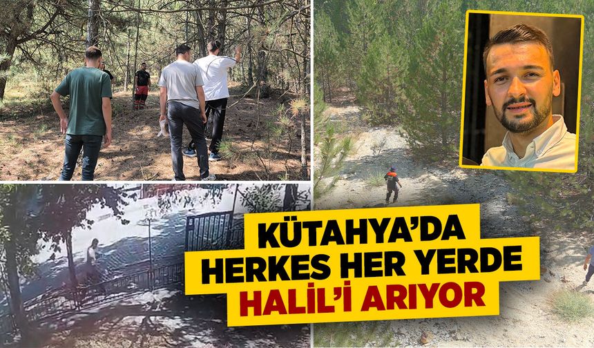Kütahya’da kayıp genci arama çalışmaları sürüyor