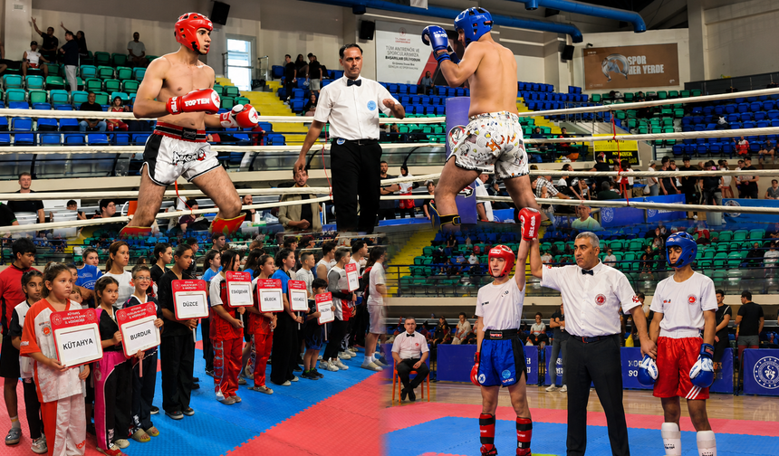 Kütahya’da kick boks heyecanı başladı