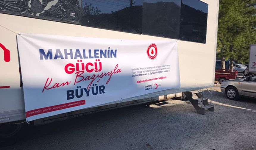 Kütahya’da Kızılay, mahallede vatandaşlarla buluştu