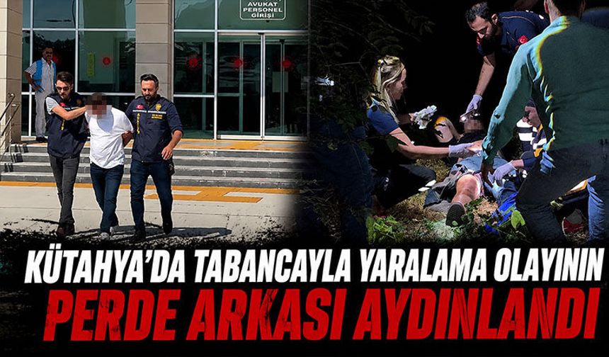 Kütahya'da tabancayla yaralama olayının yakalanan şüphelisi tutuklandı