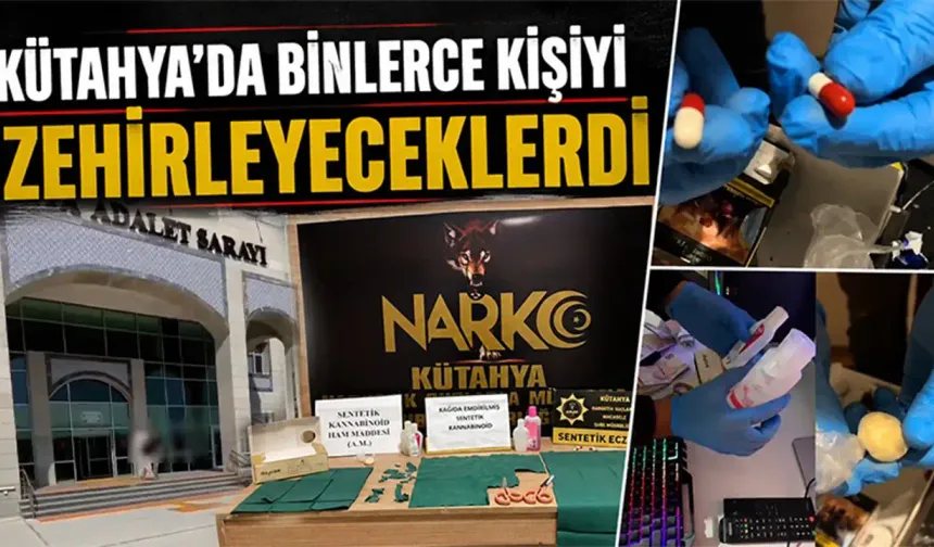 Kütahya’da torbacılara operasyon
