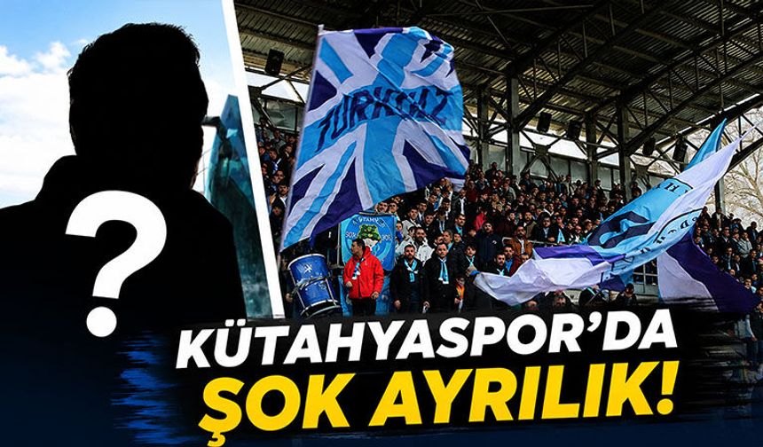 Kütahyaspor’da yeni sezon öncesi şok ayrılık
