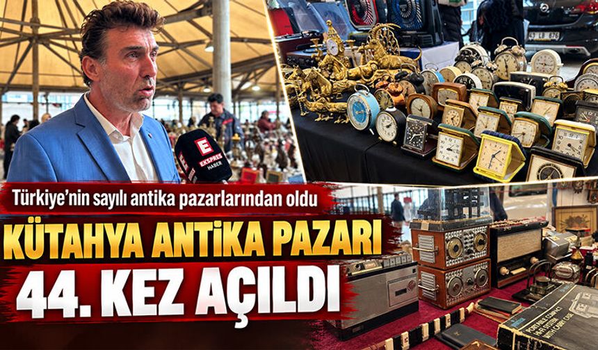 Kütahya Antika Pazarı yine dolu dolu