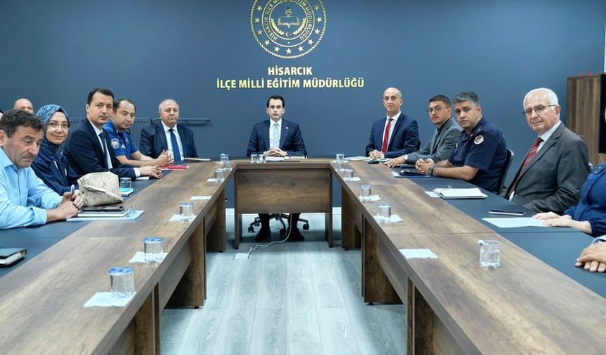 Kütahya Hisarcık'ta yeni eğitim öğretim yılı konuşuldu
