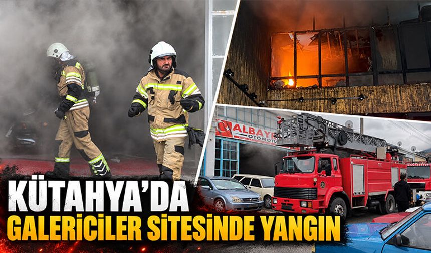 Kütahya’da iş yerinde yangın