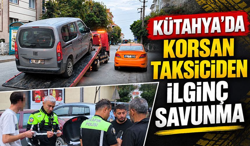 Kütahya’da ikinci korsan taksici de yakalandı