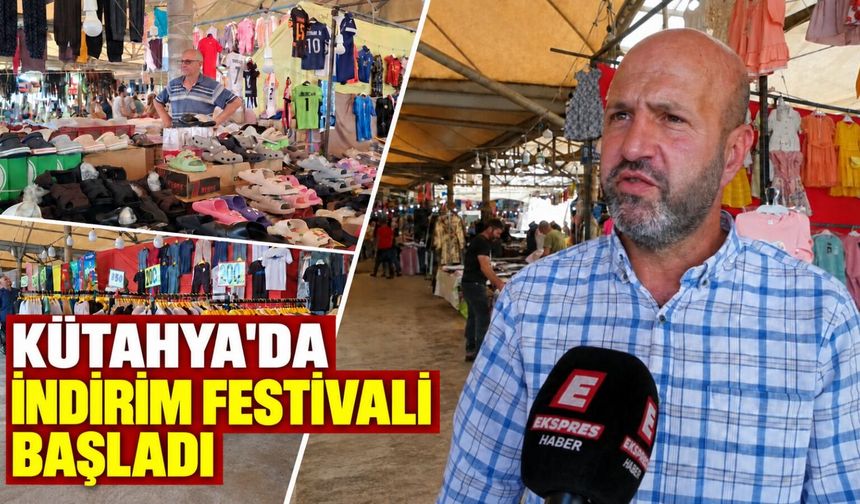 Kütahya’da İndirim Festivali ikinci kez kapılarını açtı