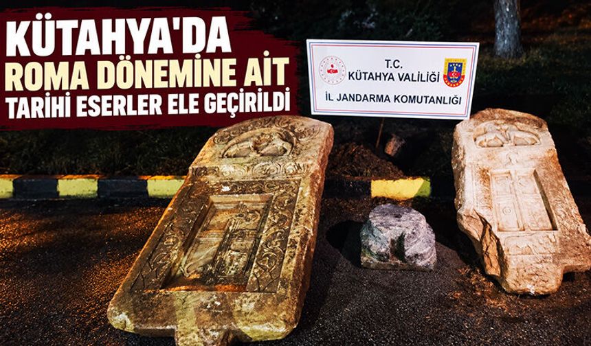 Kütahya’da jandarmadan tarihi eser operasyonu