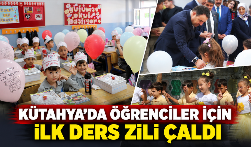 Kütahya'da yeni eğitim öğretim yılı başladı