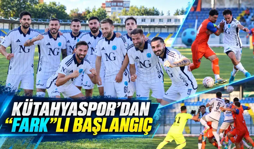 Kütahyaspor ilk maçında farklı kazandı